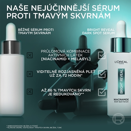 L’Oréal Paris Bright Reveal sérum proti pigmentovým skvrnám