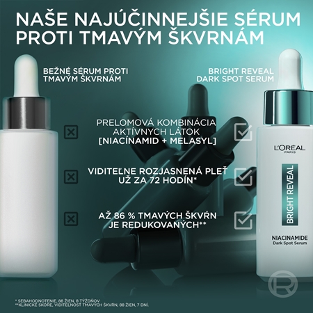 L’Oréal Paris Bright Reveal sérum proti pigmentovým škvrnám