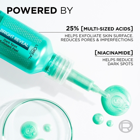 L’Oréal Paris Bright Reveal sérum peeling exfoliant anti-taches pigmentaires