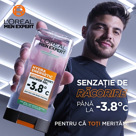 L’Oréal Paris Men Expert Hydra Energetic gel de dus revigorant pentru barbati