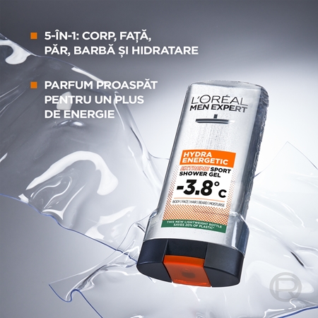 L’Oréal Paris Men Expert Hydra Energetic gel de dus revigorant pentru barbati