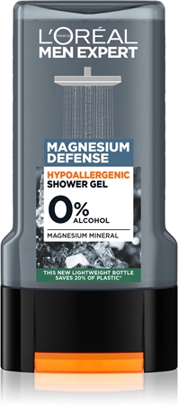 L’Oréal Paris Men Expert Magnesium Defence gel douche hypoallergénique pour homme