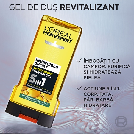 L’Oréal Paris Men Expert Invincible Sport gel de duș 5 in 1