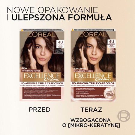 L’Oréal Paris Excellence Universal Nudes trwała farba do włosów
