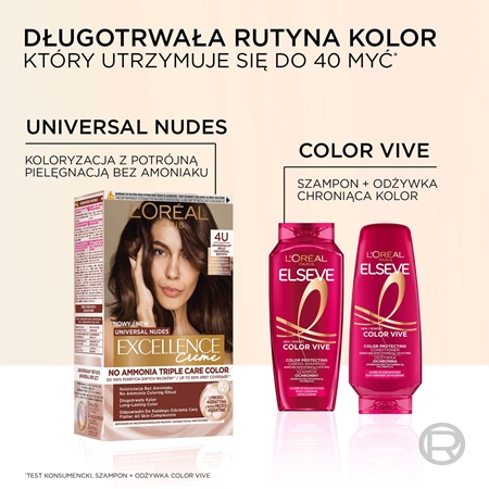 L’Oréal Paris Excellence Universal Nudes trwała farba do włosów
