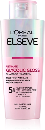 L’Oréal Paris Elseve Glycolic Gloss Spīdumu atjaunojošs šampūns nespodriem matiem