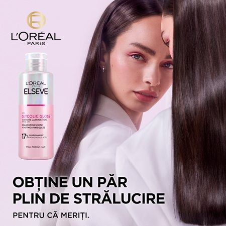 L’Oréal Paris Elseve Glycolic Gloss Masca de par pentru catifelarea si regenerarea parului deteriorat