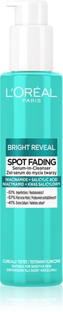 L’Oréal Paris Bright Reveal puhdistusgeeli pigmenttiläiskien ehkäisyyn