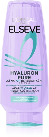 L’Oréal Paris Elvive Hyaluron Pure balsamo per capelli per cuoi capelluti grassi e punte secche