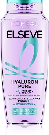 L’Oréal Paris Elseve Hyaluron Pure hydratisierendes Shampoo für fettige Kopfhaut und trockene Spitzen
