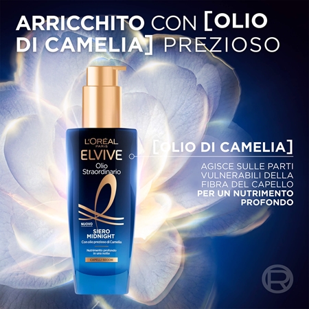 L’Oréal Paris Elvive Olio Straordinario siero notte per capelli rovinati