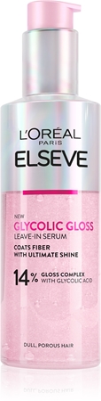 L’Oréal Paris Elseve Glycolic Gloss leöblítést nem igénylő szérum az erős és fénylő hajért