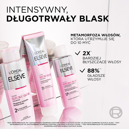 L’Oréal Paris Elseve Glycolic Gloss balsam do włosów do nabłyszczania i zmiękczania włosów