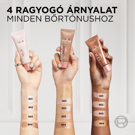 L’Oréal Paris Lumi Glotion krémes élénkítő készítmény hidratáló hatással