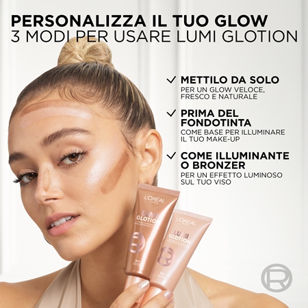 L’Oréal Paris Lumi Glotion illuminante in crema effetto idratante