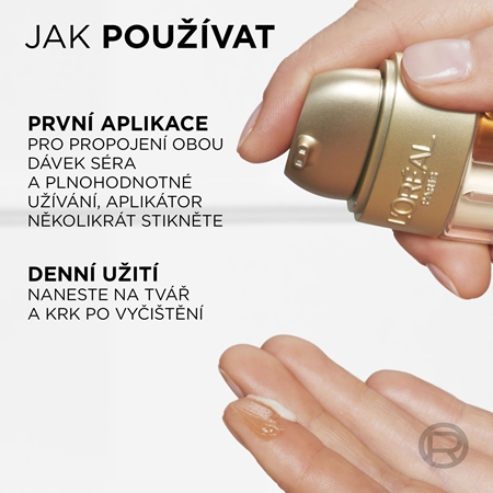 L’Oréal Paris Age Perfect Le Duo Serum dvoufázové omlazující sérum pro rozjasnění a vyhlazení pleti