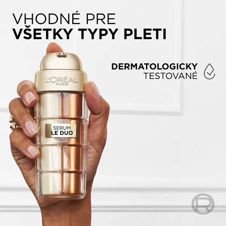 L’Oréal Paris Age Perfect Le Duo Serum dvojfázové omladzujúce sérum pre rozjasnenie a vyhladenie pleti