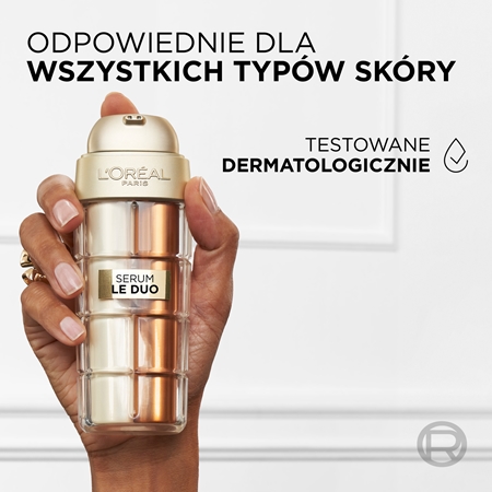 L’Oréal Paris Age Perfect Le Duo Serum dwufazowe serum odmładzające dla efektu rozjaśnienia i wygładzenia skóry