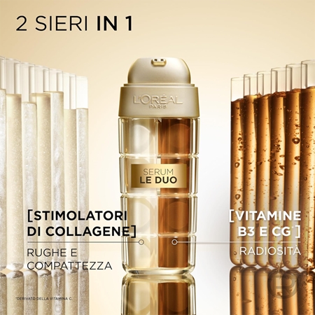 L’Oréal Paris Age Perfect Siero Le Duo dvoufázové omlazující sérum pro rozjasnění a vyhlazení pleti