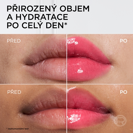 L’Oréal Paris Plump Ambition lesk na rty pro větší objem s kyselinou hyaluronovou
