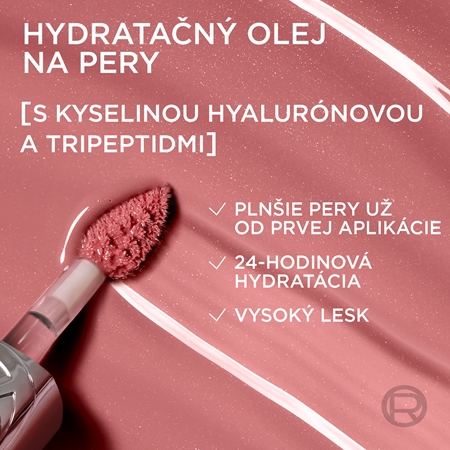 L’Oréal Paris Plump Ambition lesk na pery pre väčší objem s kyselinou hyalurónovou