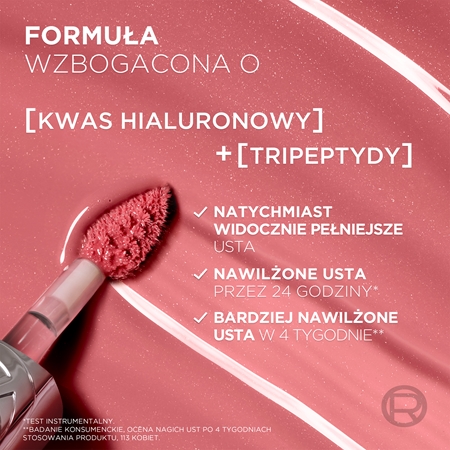 L’Oréal Paris Plump Ambition błyszczyk do ust nadający objętość z kwasem hialuronowym