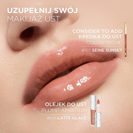 L’Oréal Paris Plump Ambition błyszczyk do ust nadający objętość z kwasem hialuronowym