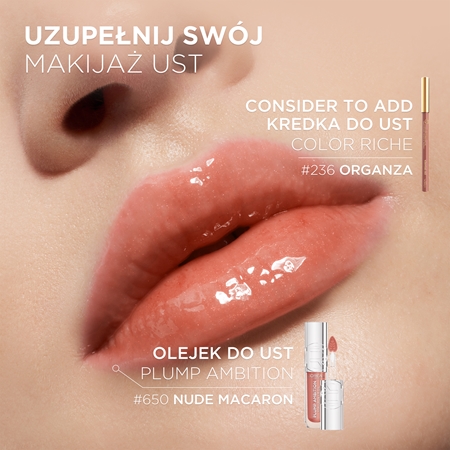 L’Oréal Paris Plump Ambition błyszczyk do ust nadający objętość z kwasem hialuronowym