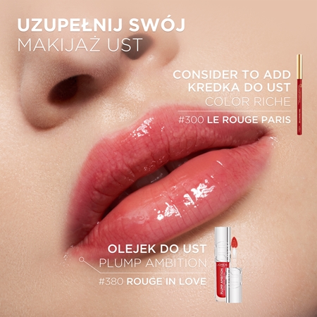 L’Oréal Paris Plump Ambition błyszczyk do ust nadający objętość z kwasem hialuronowym
