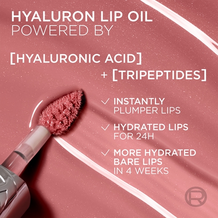 L’Oréal Paris Plump Ambition lesk na pery pre väčší objem s kyselinou hyalurónovou