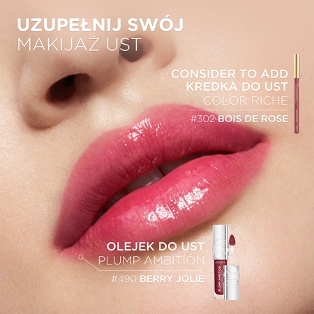 L’Oréal Paris Plump Ambition błyszczyk do ust nadający objętość z kwasem hialuronowym