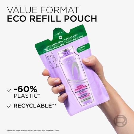 L’Oréal Paris Elvive Hyaluron Plump shampoo idratante con acido ialuronico
