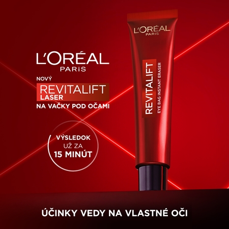L’Oréal Paris Revitalift Laser očná starostlivosť proti opuchom a tmavým kruhom