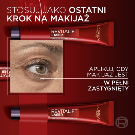 L’Oréal Paris Revitalift Laser Eye Bag Instant Eraser očný gél na omladenie pleti