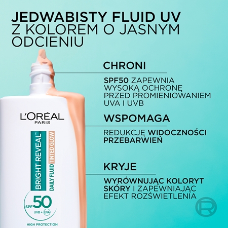 L’Oréal Paris Bright Reveal fluid rozświetlająco-tonujący przeciw przebarwieniom