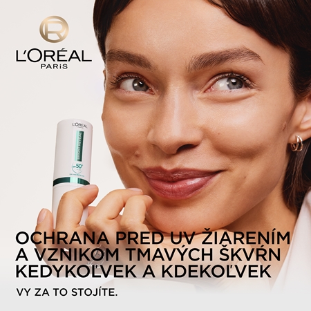 L’Oréal Paris Bright Reveal tyčinka s UV faktorom