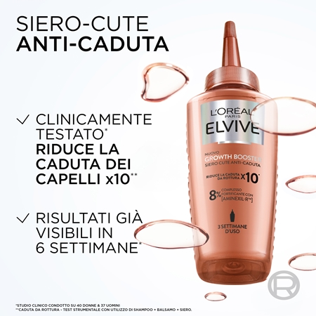 L’Oréal Paris Elvive Growth Booster siero per capelli rinforzante e rigenerante anti-caduta dei capelli