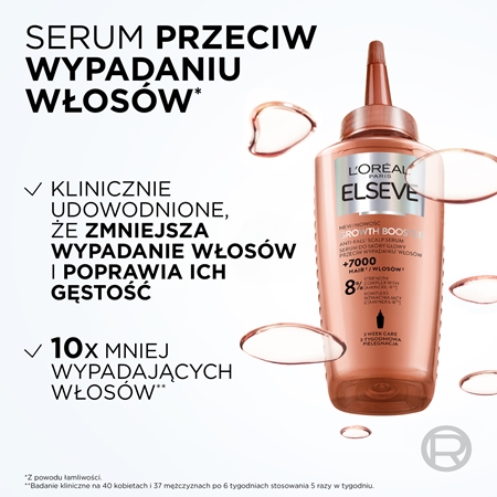 L’Oréal Paris Elseve Growth Booster wzmacniające i regenerujące serum do włosów przeciw wypadaniu włosów