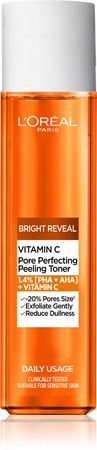 L’Oréal Paris Bright Reveal Vitamin C озаряващ тоник за радуциране на порите