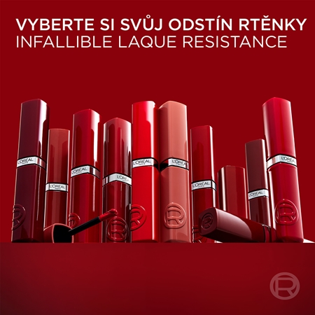 L’Oréal Paris Infaillible dlouhotrvající tekutá rtěnka dodávající hydrataci a lesk