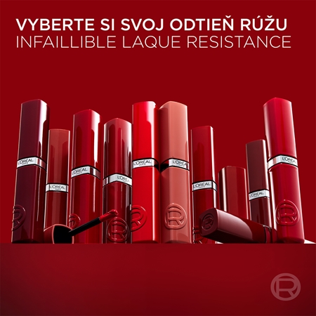L’Oréal Paris Infaillible dlhotrvajúci tekutý rúž dodávajúci hydratáciu a lesk
