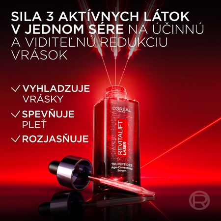 L’Oréal Paris Revitalift Laser protivráskové sérum s peptidmi