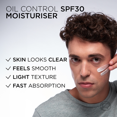 L’Oréal Paris Men Expert Derma Control megújító hidratáló krém SPF 30