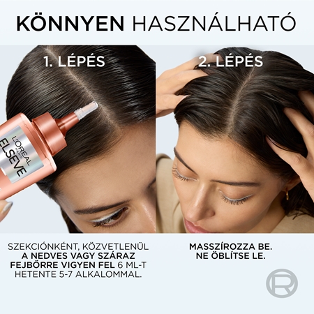 L’Oréal Paris Elseve Growth Booster erősítő és regeneráló hajszérum hajhullás ellen