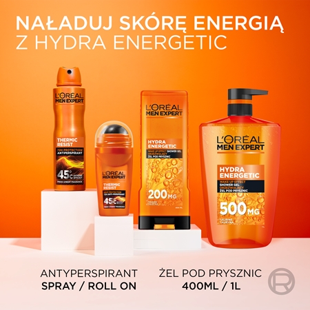L’Oréal Paris Men Expert Hydra Energetic energetyzujący żel pod prysznic