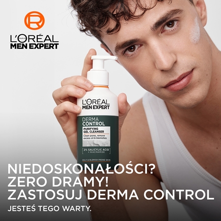 L’Oréal Paris Men Expert Derma Control żel oczyszczający z niacynamidem
