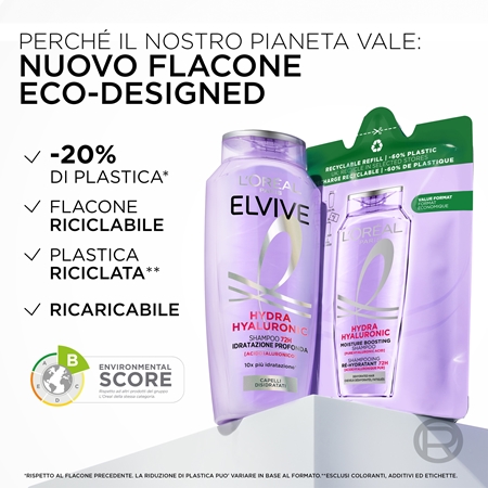 L’Oréal Paris Elvive Hydra Hyaluronic shampoo idratante intenso