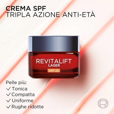 L’Oréal Paris Revitalift Laser crema giorno per il viso nutriente intensa SPF 25