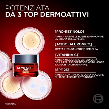 L’Oréal Paris Revitalift Laser crema giorno per il viso nutriente intensa SPF 25