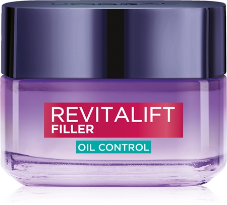 L’Oréal Paris Revitalift Filler drėkinamasis gelinis kremas riebalų išsiskyrimui reguliuoti